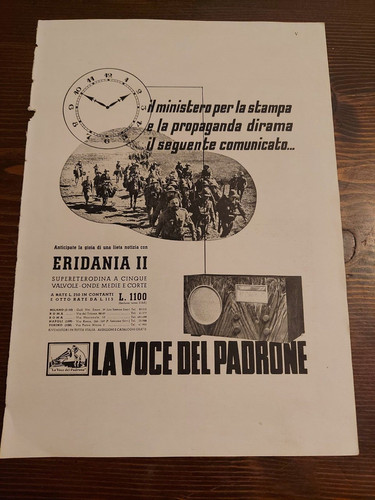 Pubblicita editoriale radio - editoriale,