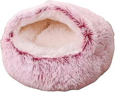 Cuccia Cane Interno Materasso per Pet Rotondo per Gatto per Gatto Calda, Morbido