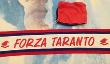 Sciarpa Ultras FORZA TARANTO calcio football vintage