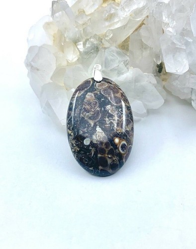 Pendentif agate turritella - pendentif,