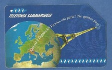 SCHEDA TELEFONICA SAN MARINO USATA PARIGI EIFFEL N. 18