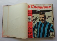 Lotto di Riviste "Il campione" 13 numeri anno 1959 RILEGATI. (calcio ciclismo)