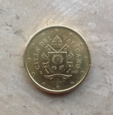 50 Centesimi 2020 Città Del Vaticano Eurocent Stemma Papa Francesco Stato SPL