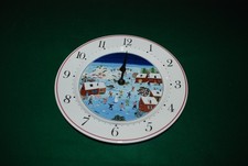 Villeroy & Boch, orologio,  Serie Naif Christmas, diam. 27, raro