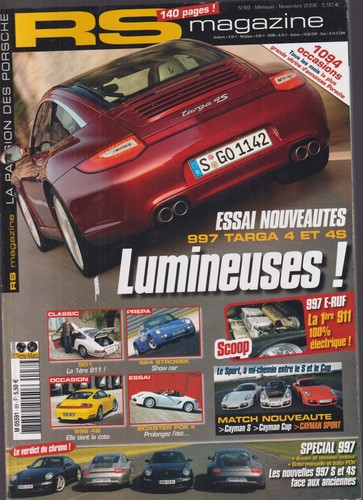 Magazine 997 targa 4 - 997,