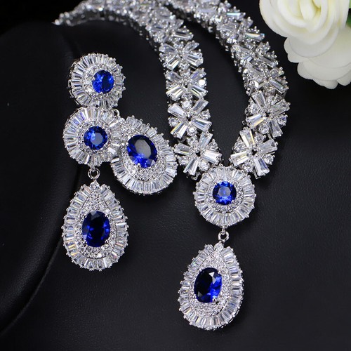 Collana orecchini cristallo