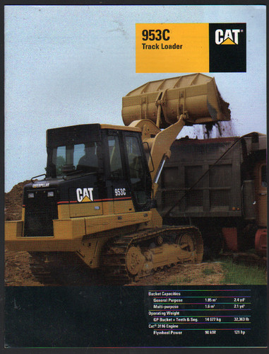 Caterpillar 953c foglietto - caterpillar, "953c"