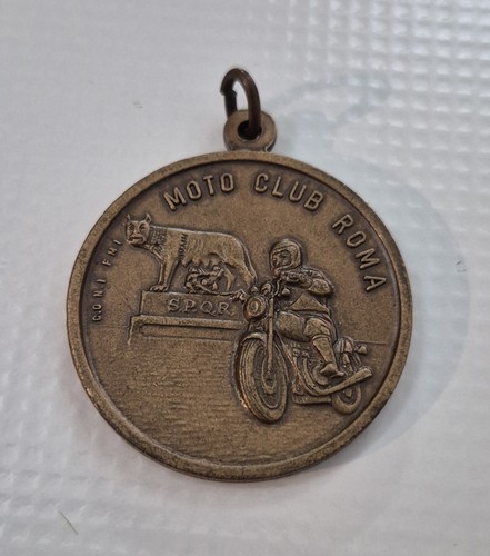 Medaglia moto club roma 1980 - moto,