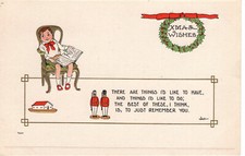 Cartolina d'epoca Natale