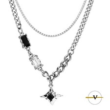 Collana uomo donna doppio - uomo,