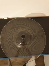 Lampadario, campana in vetro di Murano classico-moderno, a righe marroni.