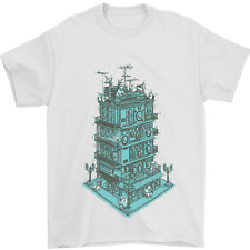 Sound Zone Musica DJ DJing HI-FI Festival Maglietta Uomo 100% Cotone