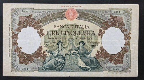 5000 lire repubblica - 5000, marinare