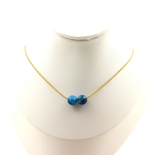 Collana perle agata phylum - collana, 2