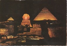 Cartolina - Egypt - Giza Sound and Light Show at the Pyramids - 1984 per Bergamo