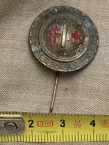 Spilla croce rossa giornata - spilla,