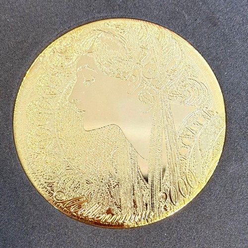 Moneta commemorativa mucha - moneta,