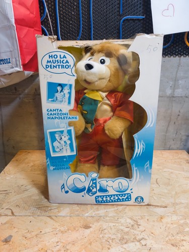 Peluche vintage orso ciro - orso,