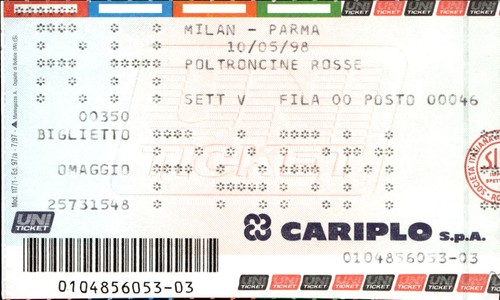 Biglietto stadio milan parma - stadio,