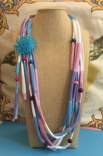 Sciarpa collana multicolore - , in