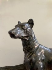 CANE BRONZO, UK META' DEL XIX SEC. cm 15,5x7