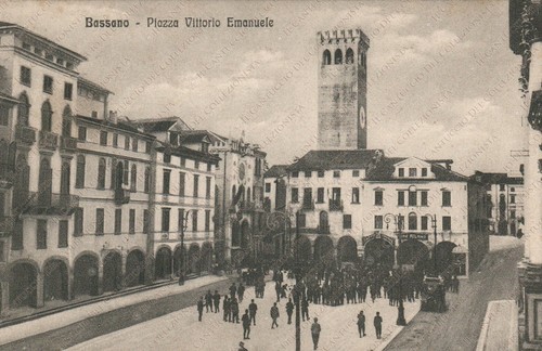 1917 bassano del grappa - grappa, piazza