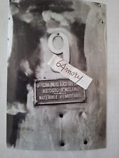 Fotografia Targa della locomotiva a vapore 9 della ferrovia del Fucino 