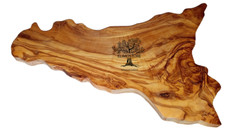 Tagliere in Legno di Ulivo Sicilia, 35x24 cm, Incisione Gratuita