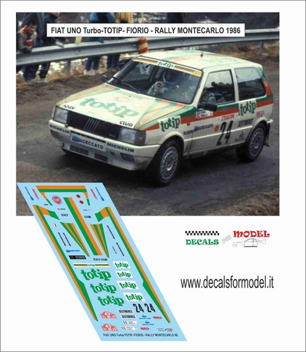 Decals fiat uno turbo - fiat,