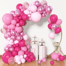 Kit Arco Palloncini Rosa