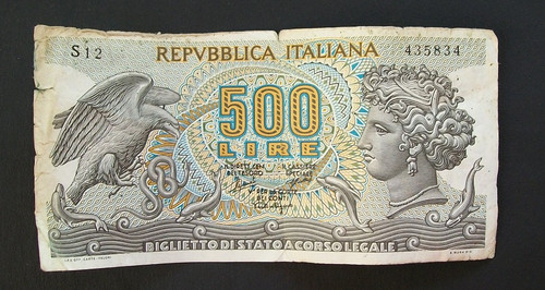 500 lire aretusa - 500,