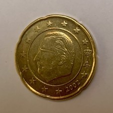 ???? Lotto Moneta 20 Centesimi Belgio 2002 Euro Cent Albert Il Belgium Coin