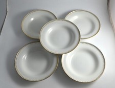 N5637  SET 5 PIATTI FONDI IN PORCELLANA RICHARD GINORI SERVITO SERVIZIO