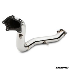 Downpipe scarico inox 3" decat
