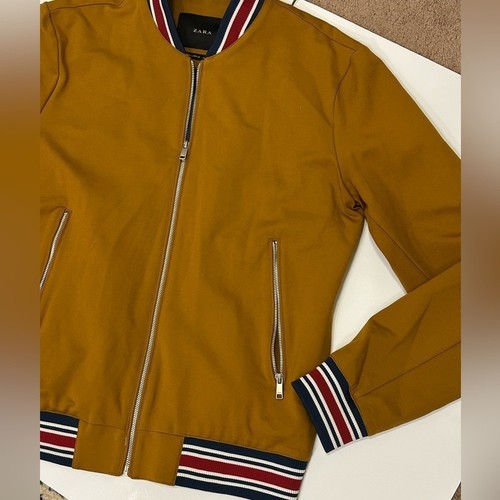 Giacca bomber zara senape - giacca,