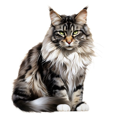 Adesivi gatto delle foreste - delle,