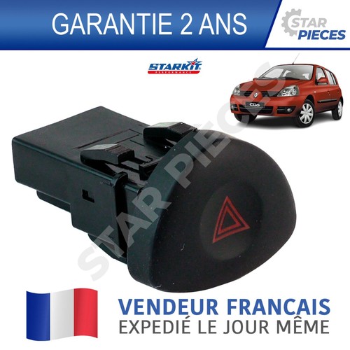Bouton warning renault - bouton,