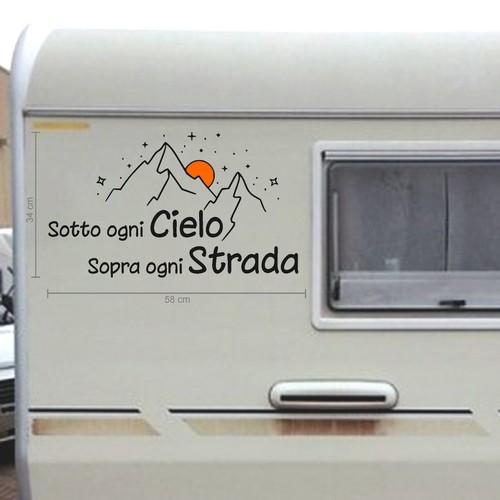 Adesivo camper frase - , viaggi