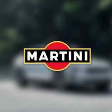 Adesivo vinile logo brand Martini Racing opaco auto laptop finestre decalcomania