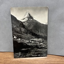 CARTOLINA BIANCO E NERO LE NOSTRE BELLE MONTAGNE 