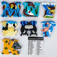 lotto wurstel HOT MC ONE BAND Animal Letters Corte Buona 7 sorpresine calamite