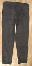 Jeans In Pelle Nero Da Uomo -