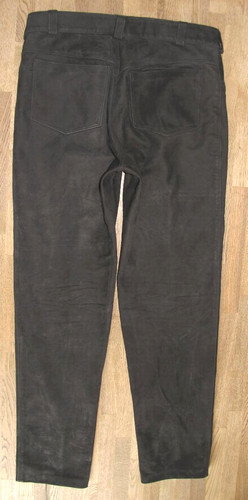 Jeans pelle nero - pelle, da