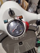 PORTACHIAVE A MOLLA SPIRALE VINTAGE PER VESPA - COLORE ROSSO