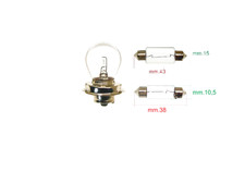 KIT LAMPADA LAMPADINE FARO + FANALE VESPA SPECIAL      