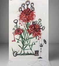 🌈 Salvador Dali “ Petite Florae Daline”   Acquatinta con certificato 97 / 150