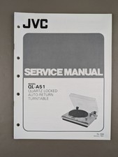 JVC Modello QL-A51 Quarzo Bloccato Auto Return Giradischi Manuale di Servizio D-2741