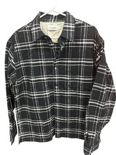 Frame uomo nero bottoni plaid - frame,