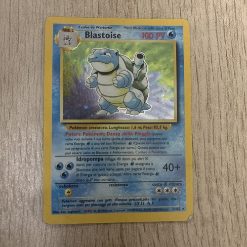 Carta pokemon blastoise - carta,
