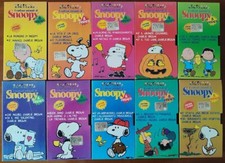 10 VHS I CARTONI ANIMATI DI SNOOPY & FRIENDS + OPUSCOLI - HOBBY & WORK 2002